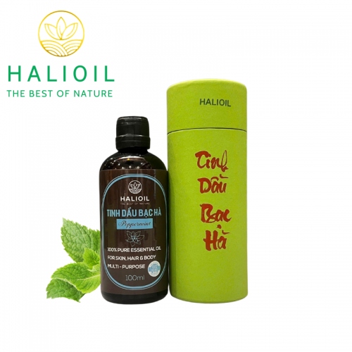 Tinh Dầu Bạc Hà HALIOIL - Peppermint -Chai100ml