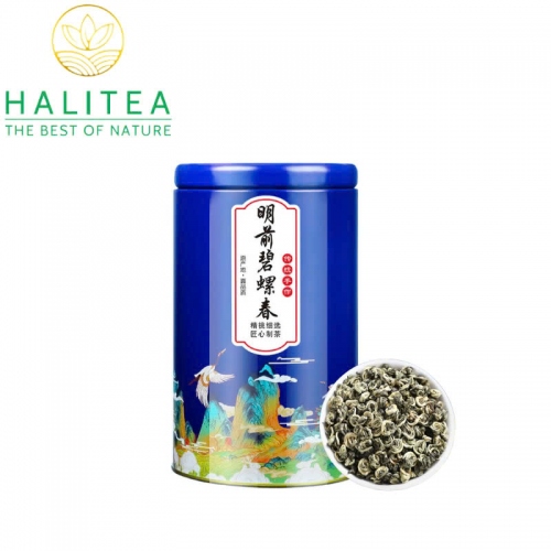 Trà Bích Loa Xuân Hộp Thiếc Cao Cấp 100g