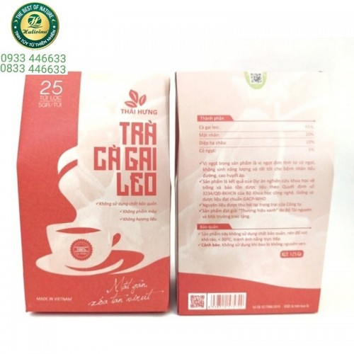 Trà Cà Gai Leo Túi Lọc 25 Túi X 5gr