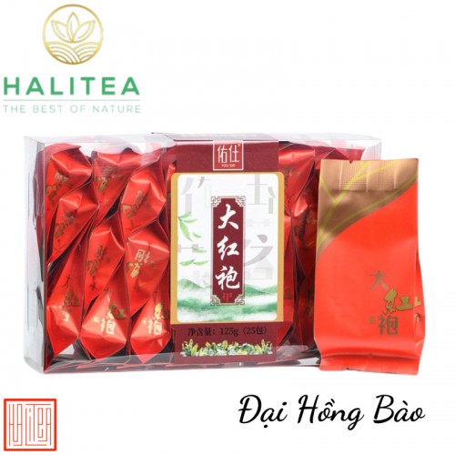 Trà Đại Hồng Bào Hộp Kiếng 125g/ hộp/ 25 gói