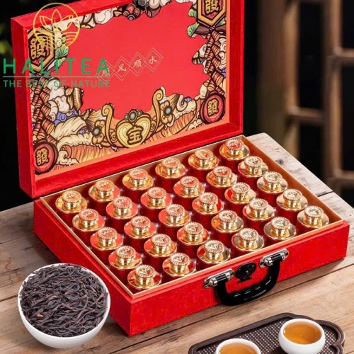 Trà Đại Hồng Bào Hộp Quà Tặng 30 Lon Cao Cấp
