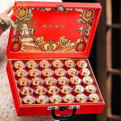 Trà Đại Hồng Bào Hộp Quà Tặng 30 Lon Cao Cấp