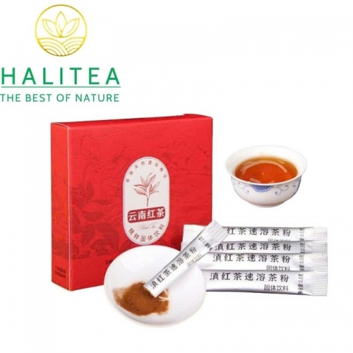 Trà Đen Điền Hồng Vân Nam (Yunnan Black Tea) Hòa Tan Cao Cấp Tiện Lợi - Hộp 20 Gói