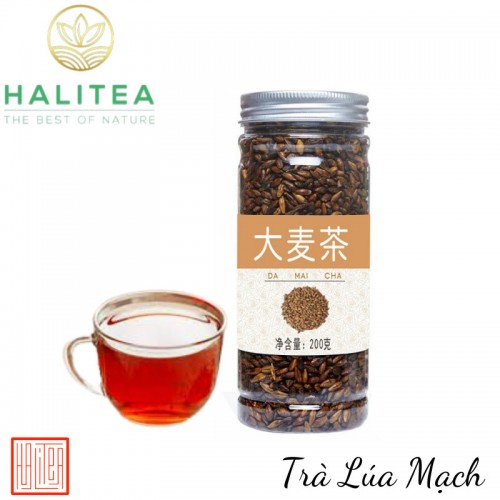 Trà Lúa Mạch Nguyên Hạt Hũ Pet 200gr