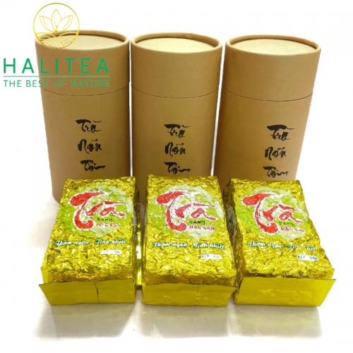 Trà Nõn Tôm Tân Cương Thái Nguyên Cao Cấp Hộp Gỗ 300g