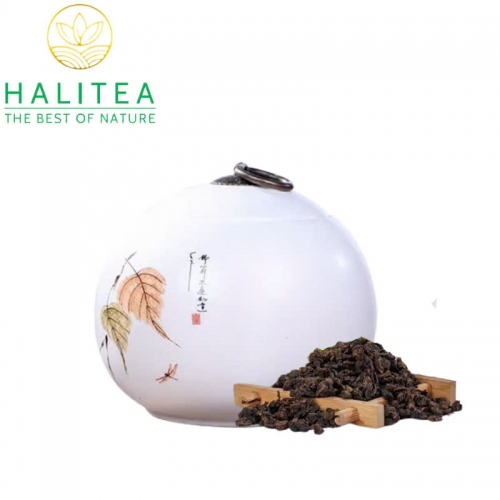 Trà Ô Long Đen Hũ Sứ Cao Cấp 250gr