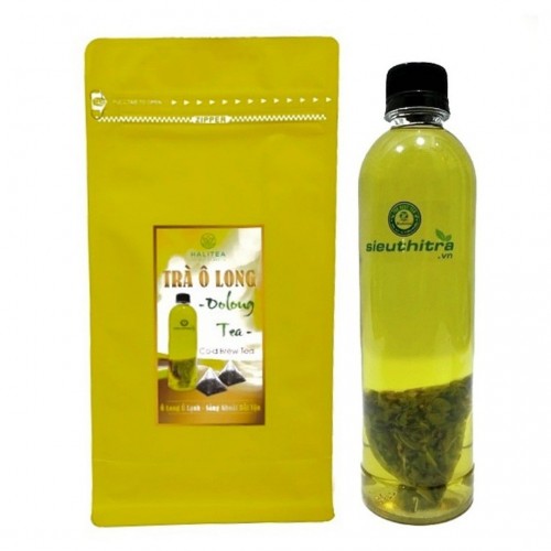 Trà Ô Long HALITEA Ủ Lạnh Túi Tam Giác Túi Zipper 30 Gói X 4gr