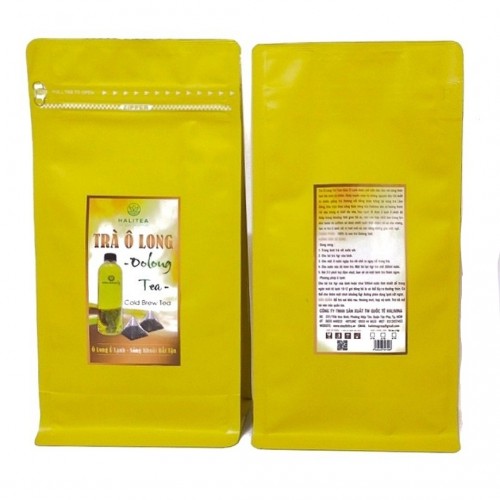 Trà Ô Long HALITEA Ủ Lạnh Túi Tam Giác Túi Zipper 30 Gói X 4gr
