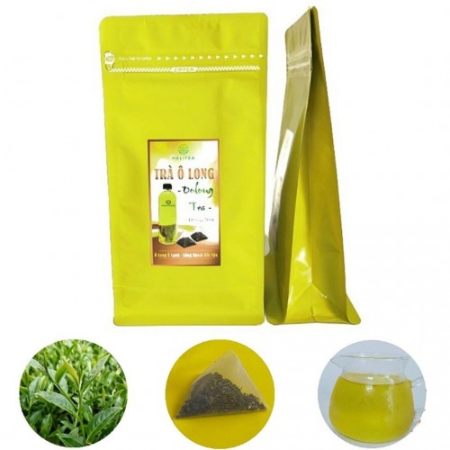 Trà Ô Long HALITEA Ủ Lạnh Túi Tam Giác Túi Zipper 30 Gói X 4gr
