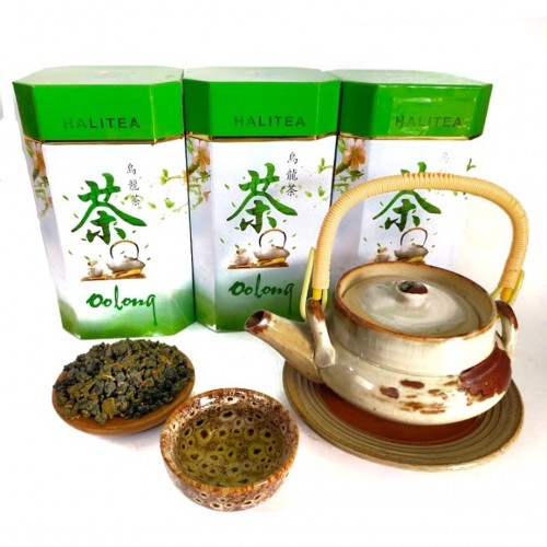 Trà Ô Long Kim Tuyên HALITEA Hộp Xanh 100gr