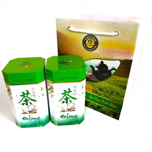 Trà Ô Long Kim Tuyên HALITEA Hộp Xanh 100gr