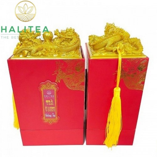 Trà Ô Long Sữa HALITEA Cao Cấp Ấn Đỏ Hộp 250Gr