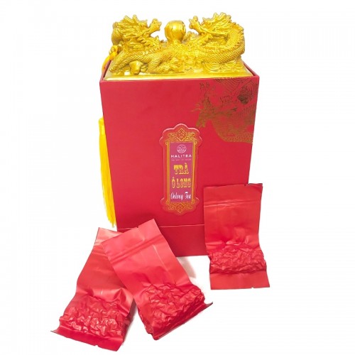 Trà Ô Long Sữa HALITEA Cao Cấp Ấn Đỏ Hộp 250Gr