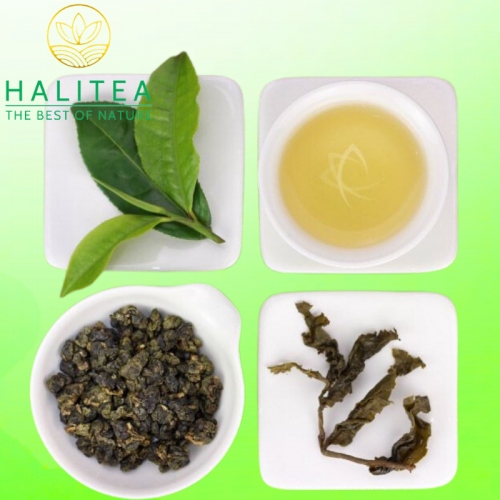 Trà Ô Long Tứ Quý HALITEA Lon Xanh 100g