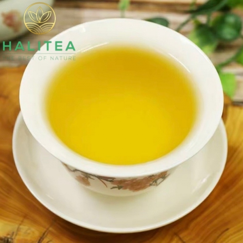 Trà Ôlong HALITEA Cao Cấp Hộp Thiếc Đỏ 400gr - Set Quà Tặng Lễ Tết