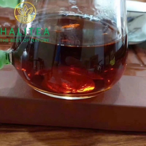 Trà Phổ Nhĩ Chín (Che Shun Hao) Xa Thuận Hào Thiên Thụy 1990s – Bánh 250g