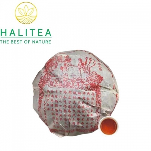 Trà Phổ Nhĩ Chín Kính Xương Hào (Jing Chang Hao) Kim Qua 2003 – Bánh 500g