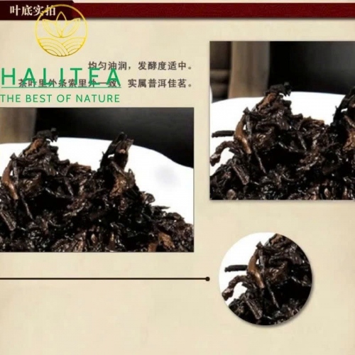 Trà Phổ Nhĩ Chín (Qing Feng Xiang) Thanh Phong Tường  2021 Trân Tàng 3 – Bánh 357g