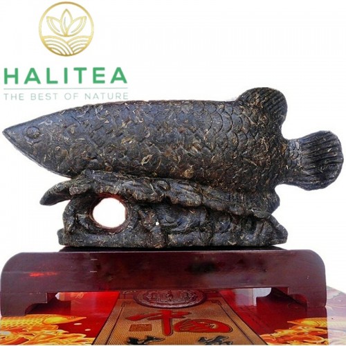 Trà Phổ Nhĩ Long Ngư Chiêu Tài Lộc 1,5Kg