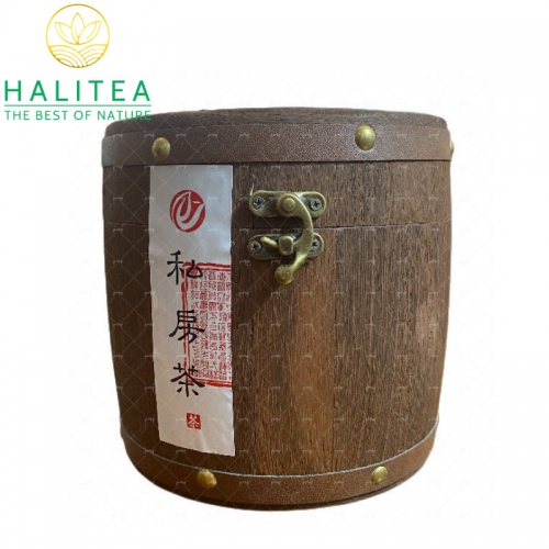 Trà Phổ Nhĩ Quýt Cao Cấp Thùng Gỗ 500gr