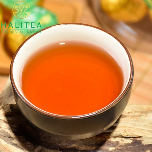Trà Phổ Nhĩ Quýt Cao Cấp Thùng Gỗ 500gr