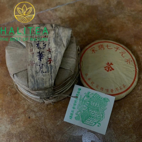 Trà Phổ Nhĩ Sống 1998 Tống Sính Hiệu Phúc Hoa Hiệu Dịch Vũ 357g