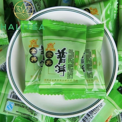 Trà Phổ Nhĩ Sống Hương Nếp Viên Cao Cấp Gói Nhỏ 07Gr