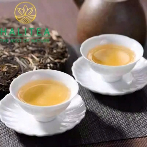 Trà Phổ Nhĩ Sống (Song Pin Hao) 2015 Phiên Bản Cống Trà – Bánh 3000g