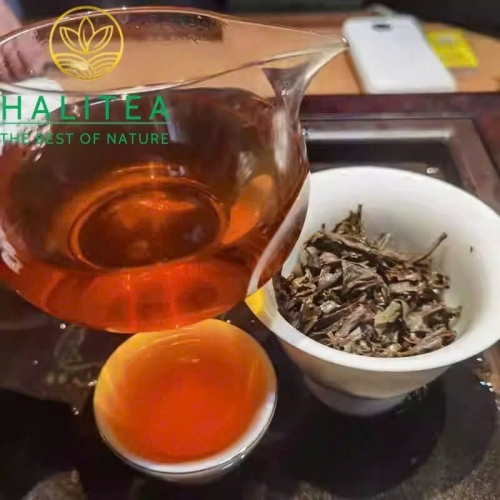 Trà Phổ Nhĩ Sống Trung Trà (Zhongcha) Đại Hồng Ấn 1990s – Bánh 357g