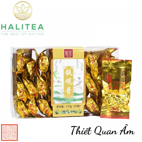 Trà Thiết Quan Âm Hộp Kiếng 175g/ hộp/ 25 gói