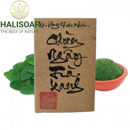 Xà Bông Thiên Nhiên Chùm Ngây Trà Xanh - Handmade Soap